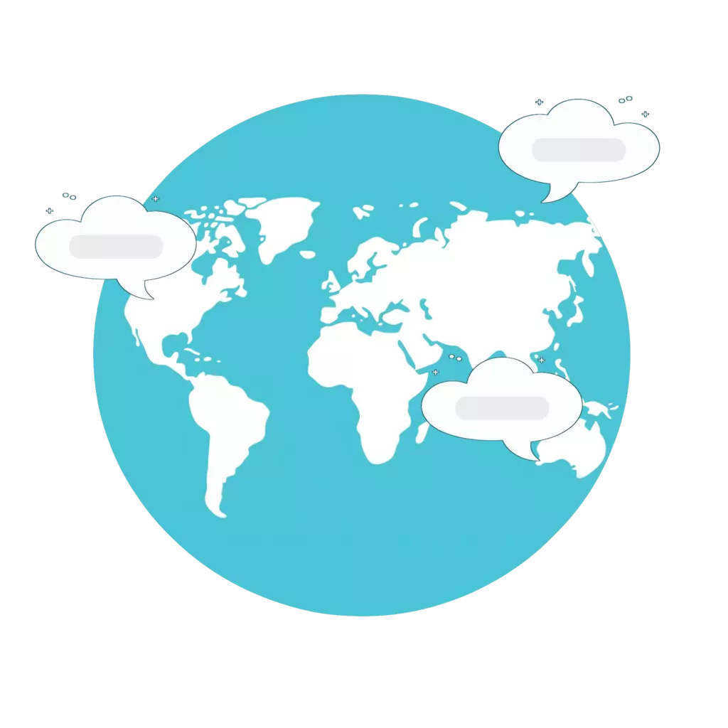 Internationalization illustration